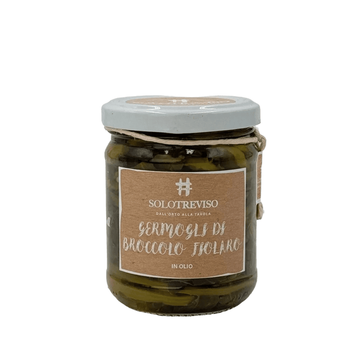 Germogli di broccolo friularo in olio extra vergine di oliva  -  SoloTreviso - vaigustando