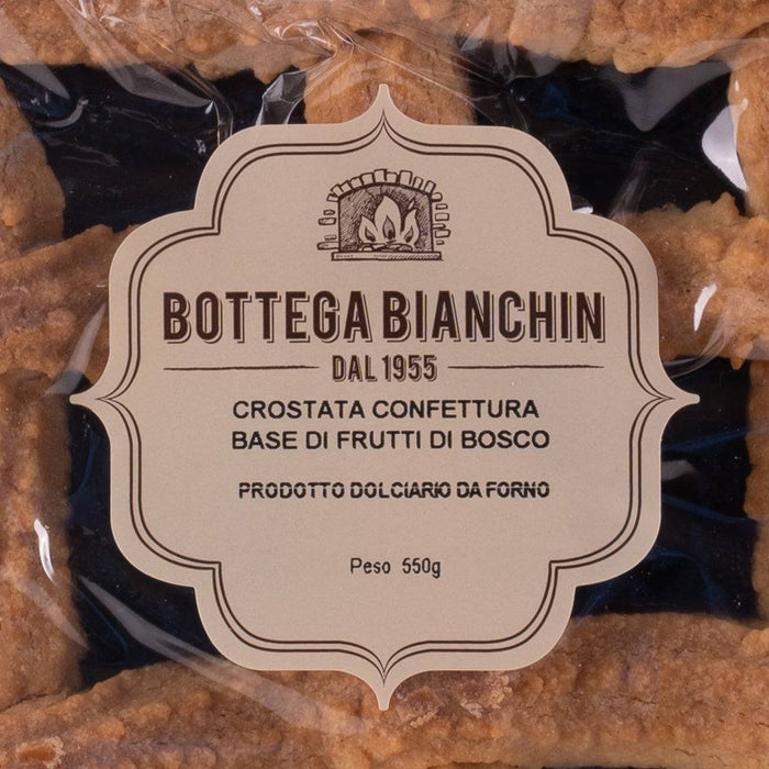 Crostata Artigianale con Confettura a base di Frutti di Bosco 550g  -  Bottega Bianchin - vaigustando