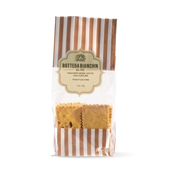 Crackers senza lievito alla Curcuma 150g  -  Bottega Bianchin - vaigustando