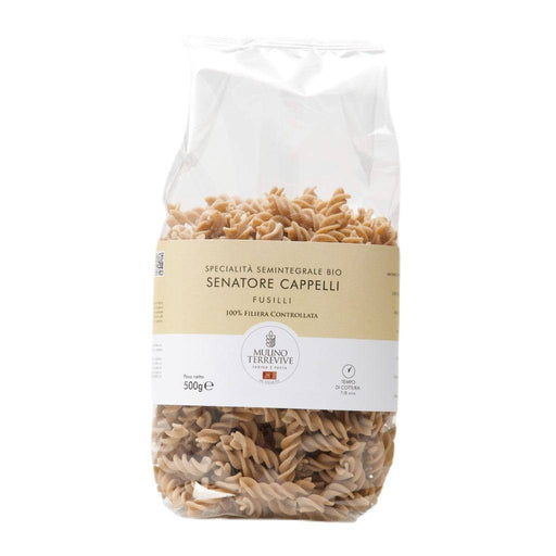 Specialità Integrale Senatore Cappelli Fusilli 500g  -  Mulino Terrevive - vaigustando