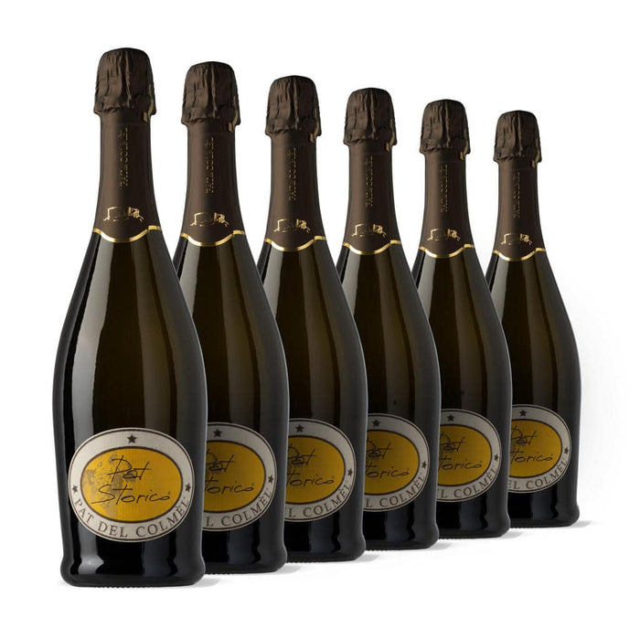 Box 6 bottiglie Pat Storico Brut spumante uvaggio autoctono annata 2019  -  Pat del Colmel - vaigustando